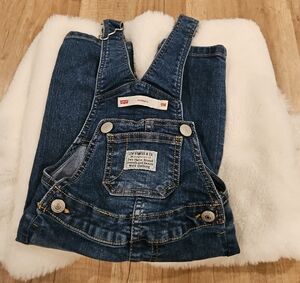 Levi's Classic Blue Denim Overalls (Boys)